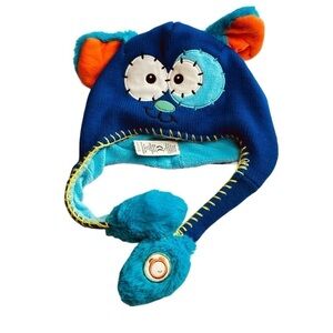 Flipeez Blue Puppy Moveable Ears Action Hat Kids Unisex OS